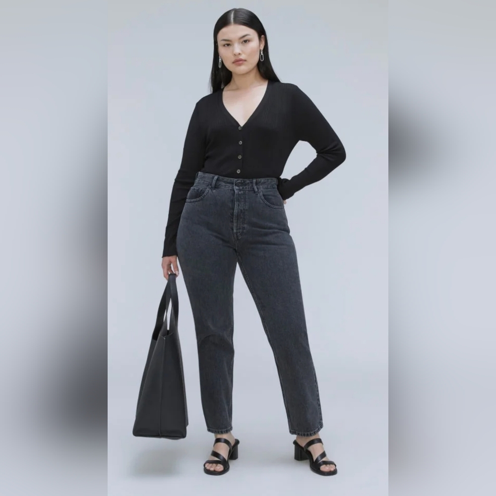 The '90s Cheeky Hourglass Jean (26.5" Ankle) - Washed Black 29